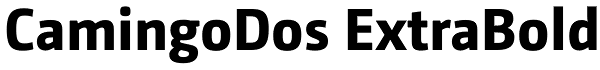 CamingoDos ExtraBold Font