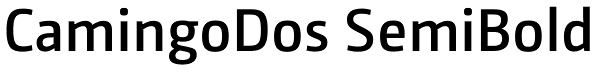 CamingoDos SemiBold Font