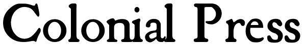 Colonial Press Font