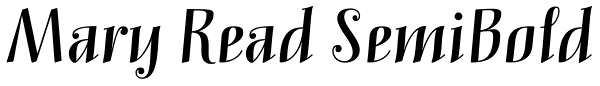 Mary Read SemiBold Font