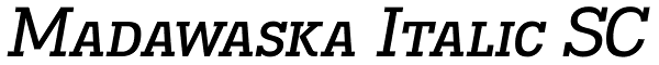 Madawaska Italic SC Font