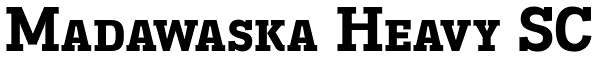 Madawaska Heavy SC Font