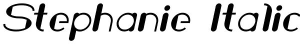 Stephanie Italic Font