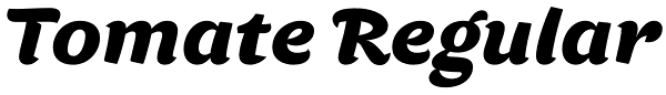 Tomate Regular Font