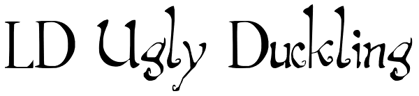 LD Ugly Duckling Font