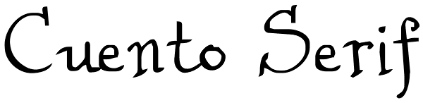 Cuento Serif Font