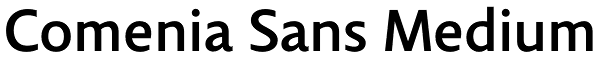 Comenia Sans Medium Font