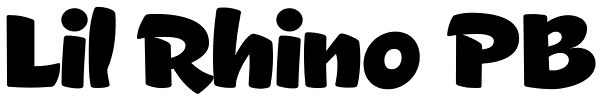 Lil Rhino PB Font