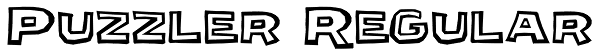 Puzzler Regular Font