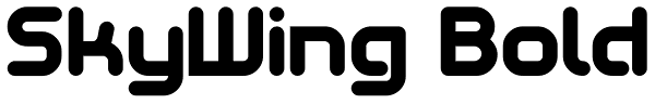 SkyWing Bold Font