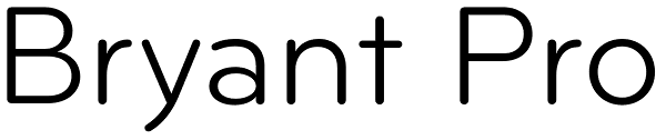 Bryant Pro Font