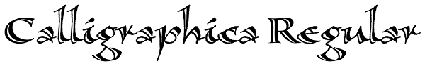 Calligraphica Regular Font