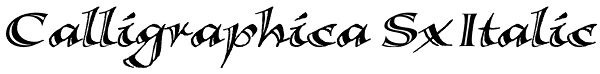 Calligraphica Sx Italic Font