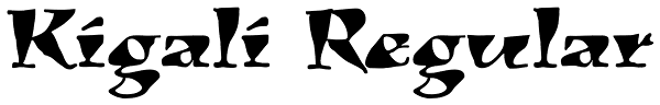 Kigali Regular Font