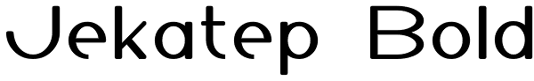 Jekatep Bold Font