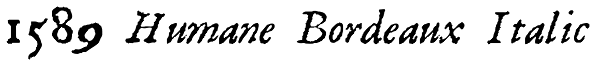 1589 Humane Bordeaux Italic Font