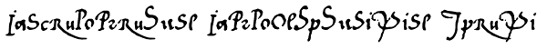 Longinus Ligatures One Font