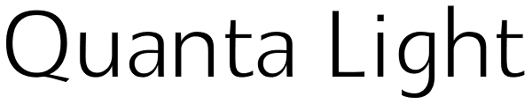 Quanta Light Font