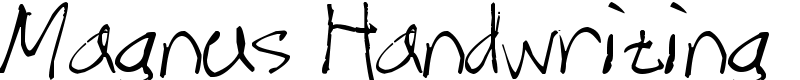 Magnus Handwriting Font