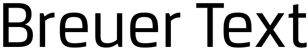 Breuer Text Font