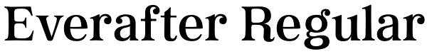 Everafter Regular Font