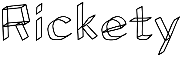 Rickety Font