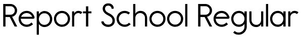 Report School Regular Font