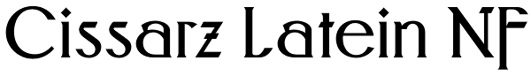 Cissarz Latein NF Font