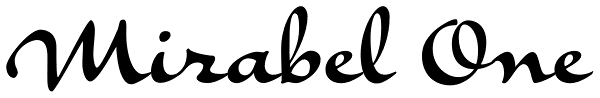 Mirabel One Font