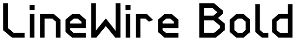 LineWire Bold Font