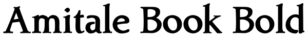 Amitale Book Bold Font