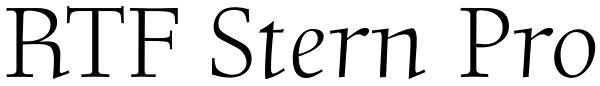 RTF Stern Pro Font