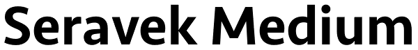 Seravek Medium Font