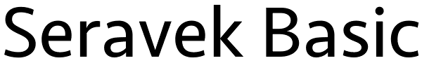 Seravek Basic Font