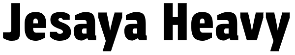 Jesaya Heavy Font