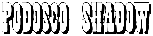 Podosco Shadow Font