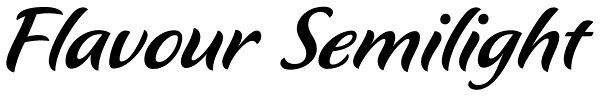 Flavour Semilight Font