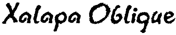 Xalapa Oblique Font
