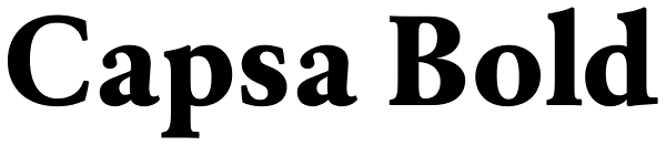 Capsa Bold Font