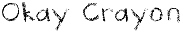 Okay Crayon Font