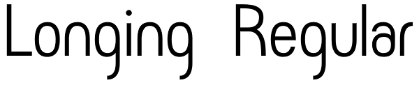 Longing Regular Font