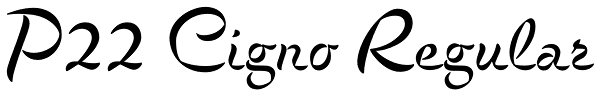 P22 Cigno Regular Font