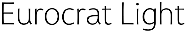 Eurocrat Light Font