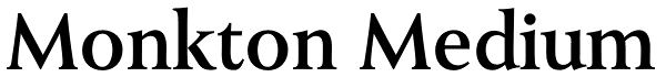 Monkton Medium Font