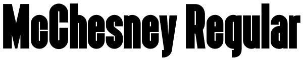 McChesney Regular Font