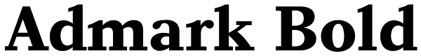 Admark Bold Font