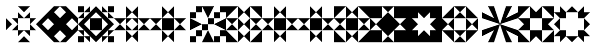 Quilt Patterns Two Font