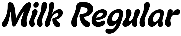 Milk Regular Font