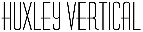 Huxley Vertical Font