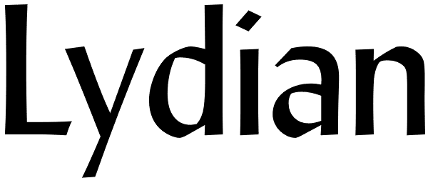 Lydian Font